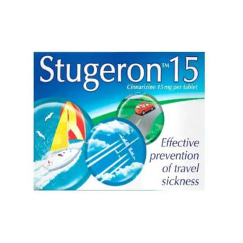 Stugeron 15mg Tablets used for motion sickness and balance disorders