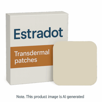 Box of Estradot Patches for menopause treatment